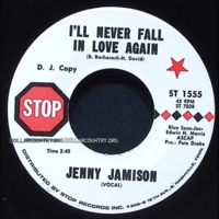Jenny Jamison - I'll Never Fall In Love Again / Follow The Tears