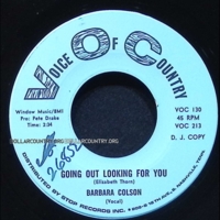 Barbara Colson - Going Out Looking For You / Long White Beach