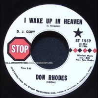 Don Rhodes - I Wake Up In Heaven / Almost Home