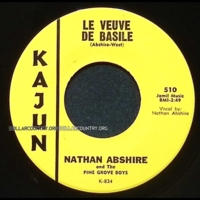 Nathan Abshire And The Pine Grove Boys – Le Veuve De Basile / Wondering